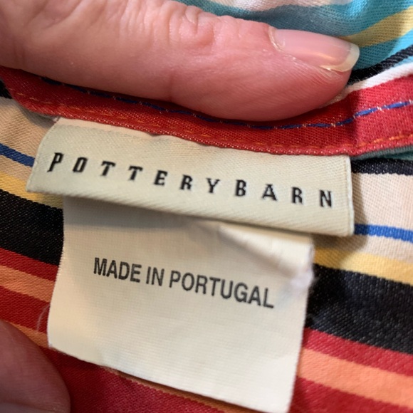 POTTERY BARN VINTAGE SALSA HAWAIIAN PATCHWORK QUEEN COMFORTER AND DUVET SET - Picture 13 of 14